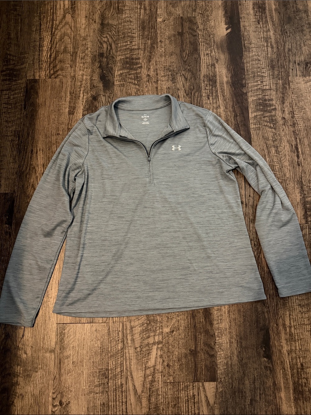 Under Armour Heather Gray Women's Quarter-Zip Pullover